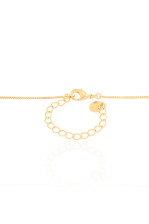 Choker Veneziana com Pingente Maça Coração Cristal