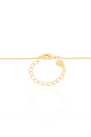 Choker Veneziana Pingente Maça Cravejada Cristal