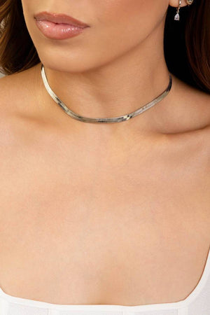 Choker Malha Fita 5 mm