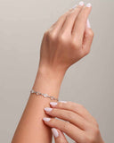 Pulseira Pontos de Luz Facetado Cristal