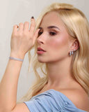 Pulseira Riviera Dupla Cristal Fecho Gaveta
