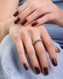 Anel Bold Quadrado Orgânico Liso