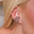 Brinco Ear Cuff Quatro Filetes Vazados Bolinhas Lisas