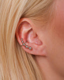 Par Piercing Fake com Encaixe Bolinhas Lisas