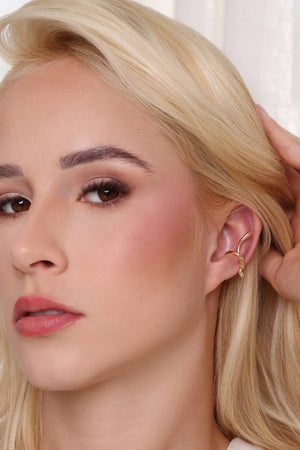 Par Piercing Fake Orgânico Torcido Liso