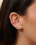Piercing Fake Gotas Cravejadas Cristal