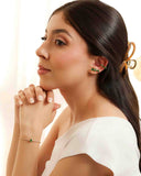 Piercing Fake Gotas Cravejadas Esmeralda