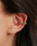 Piercing Fake Gotas Cravejadas Turmalina