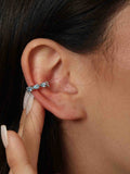 Piercing Fake Gotas Cravejadas Azul Sky