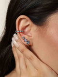Piercing Fake Gotas Cravejadas Azul Tiffany
