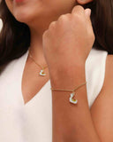 Pulseira Infantil Lhama Esmaltado Branco com Detalhes Coloridos