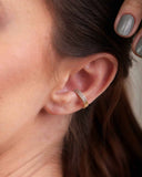 Piercing Fake Liso Cravejado Cristal