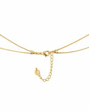 Chocker Veneziana Dupla com Pingentes Barra Canutilho Lisos