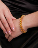 Pulseira Riviera Gota Citrino com Fecho Gaveta Click