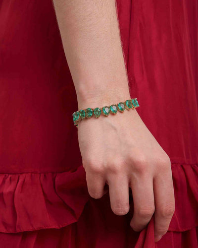 Pulseira Riviera Gota Turmalina com Fecho Gaveta Click