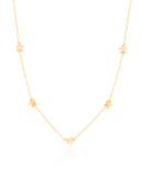 Choker Elos Mini Estrelas Banhado a Ouro 18K