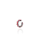 Piercing Fake Gotas Cravejadas Rosa
