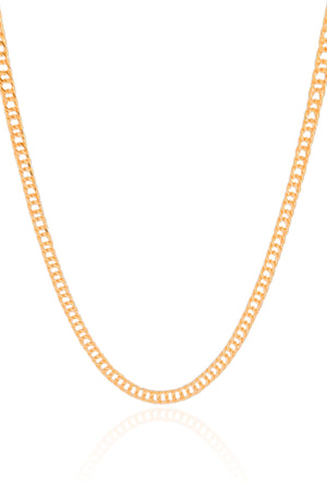 Choker Grumet 4 mm Banhado a Ouro 18K