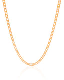 Choker Grumet 4 mm Banhado a Ouro 18K