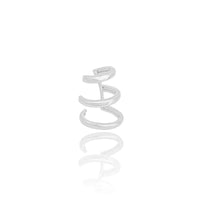 Piercing Três Filetes Lisos Ródio Branco