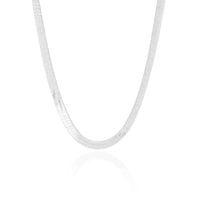 Choker Fita Ródio Branco