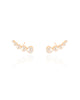 Ear Cuff Pérolas Banhado a Ouro 18K