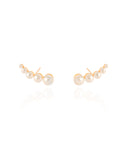Ear Cuff Pérolas Banhado a Ouro 18K