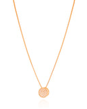 Gargantilha Veneziana Redondo Cravejado Cristal Banhado a Ouro 18K - 45 cm