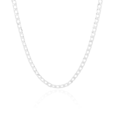 Choker Elos Grumet Ródio Branco - 32 cm