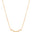 Gargantilha Veneziana Pingente Ondulado Banhado a Ouro 18K - 50 cm