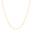 Gargantilha Piastrine 2 mm Banhado a Ouro 18K
