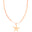 Choker Cristais Coloridos Estrela do Mar Banhada a Ouro 18K