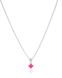 Gargantilha Infantil Trevo Rosa