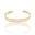 Bracelete Dois Filetes 6 mm Banhado a Ouro 18K