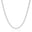 Choker Elos Duplos 4 mm Ródio Branco