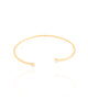 Bracelete Fio Pontos de Luz Cristal 3 mm Banhado a Ouro 18K
