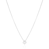 Gargantilha Veneziana Ponto de Luz Cristal Ródio Branco