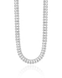 Choker Riviera Baguete Cristal