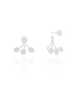 Brinco Ear Jacket Cravejado Cristal 1.9 cm