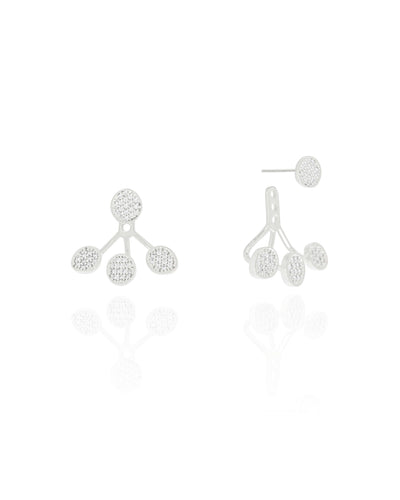 Ear Jacket Cravejado Cristal