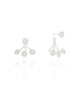 Brinco Ear Jacket Cravejado Cristal 1.9 cm