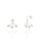 Brinco Ear Jacket Cravejado Cristal 1.9 cm
