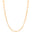 Gargantilha Elos Ovais 5 mm Banhado a Ouro 18K - 40 cm