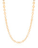 Gargantilha Elos Ovais 5 mm Banhado a Ouro 18K - 40 cm