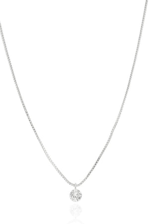 Gargantilha Veneziana Ponto de Luz Cristal - 40 cm
