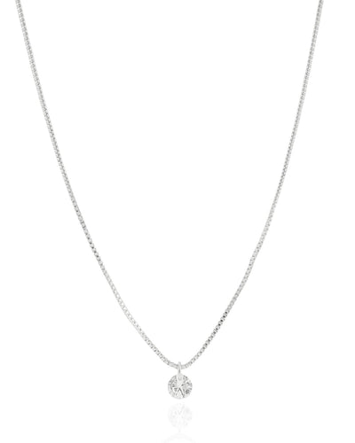 Colar Veneziana Ponto de Luz Cristal - 40 cm