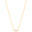 Gargantilha Back Nacklace Elos Pontos de Luz Cristal Banhado a Ouro 18K - 60 cm