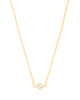 Gargantilha Back Nacklace Elos Pontos de Luz Cristal Banhado a Ouro 18K - 60 cm