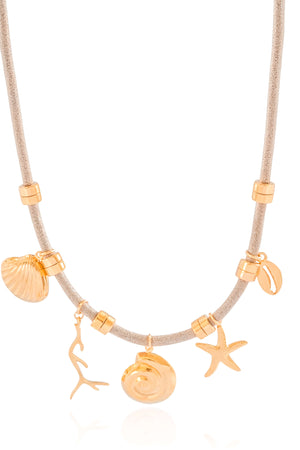 Gargantilha Cordão Marítimo Banhado a Ouro 18K - 45 cm