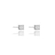Brinco Ponto de Luz Zircônia Cristal 5 mm Ródio Branco
